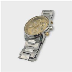 Movado Bold Verso MB 01.1.19.1769 Chronograph Watch 44mm Gold Dial